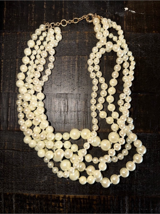 J. Crew Jewelry - 🤎 J. CREW // Classic Multi-Strand Ivory Pearl Necklace